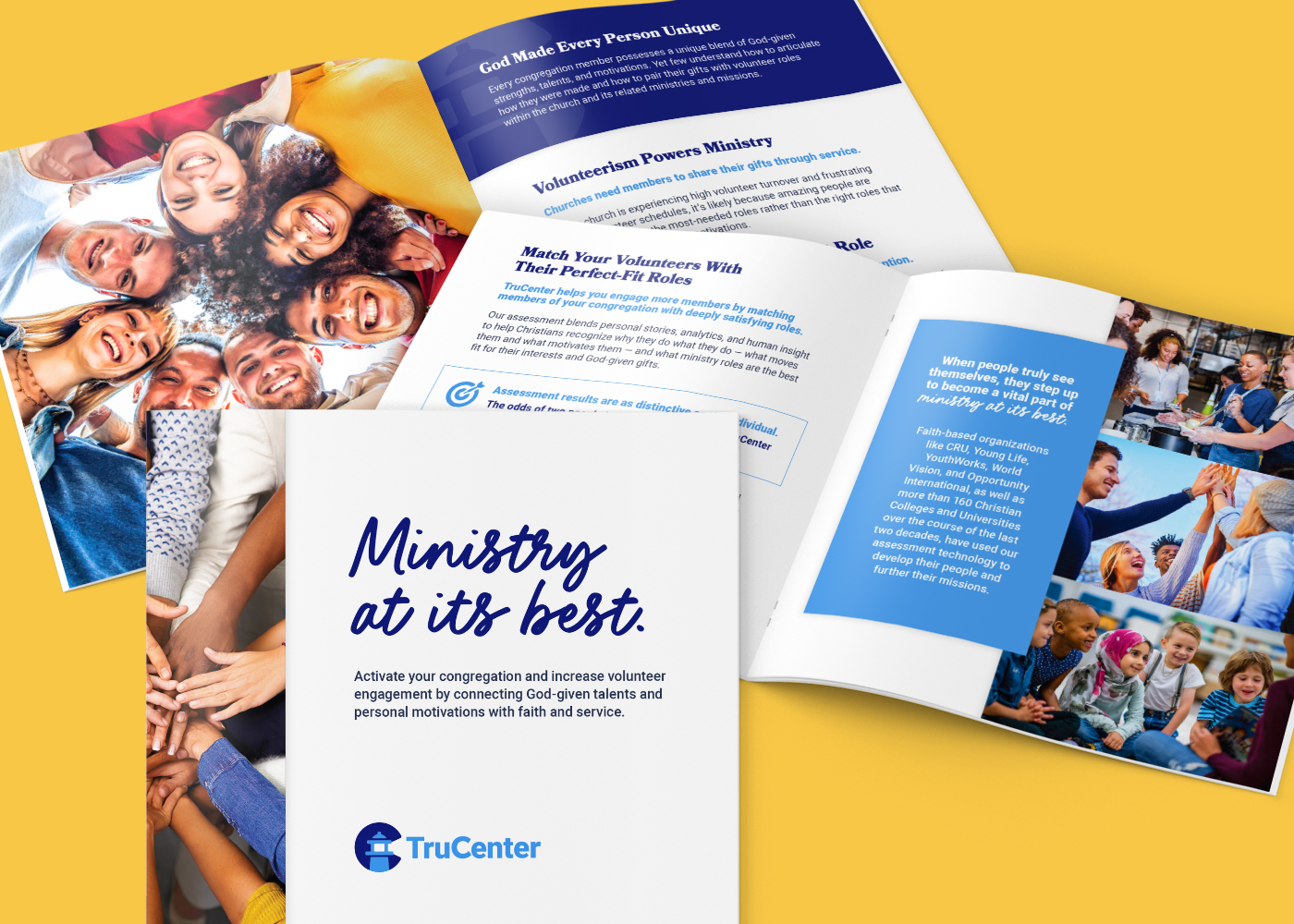 Sample small business marketing brochure copywriting and design