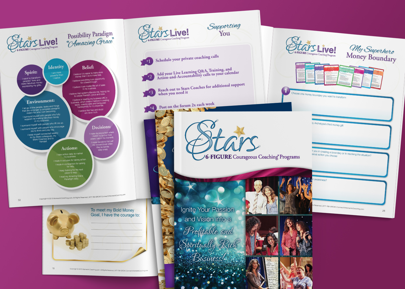 Sample Coaching Brochure And Workbook Design
