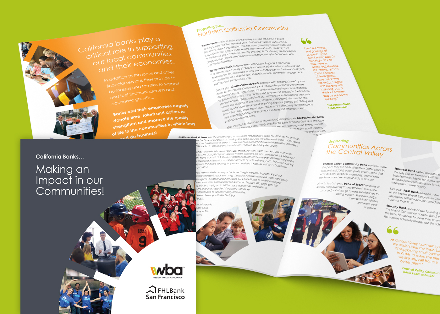 Sample Marketing Brochure Impact: Western Bankers Association (WBA) Social Impact