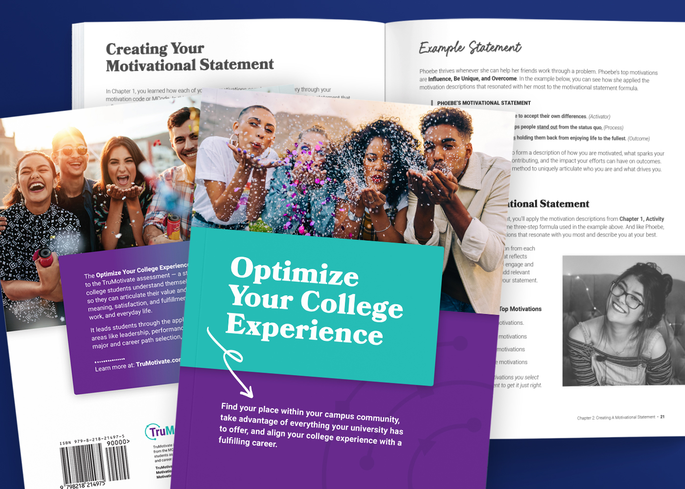 Sample print on demand workbook design: TruMotivate