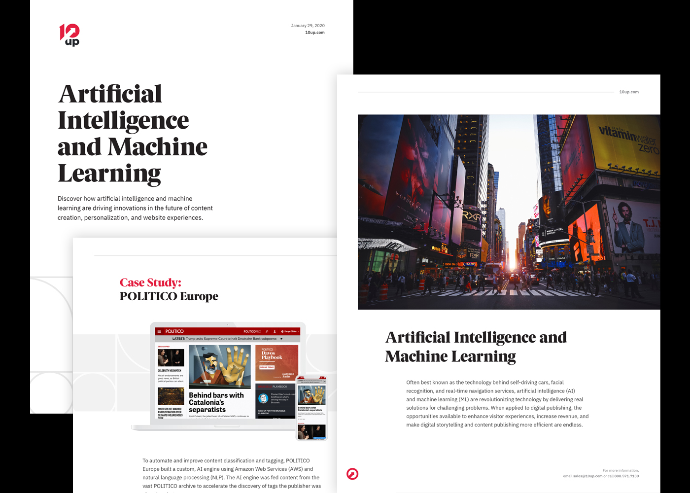 Sample digital agency whitepaper copywriting and design