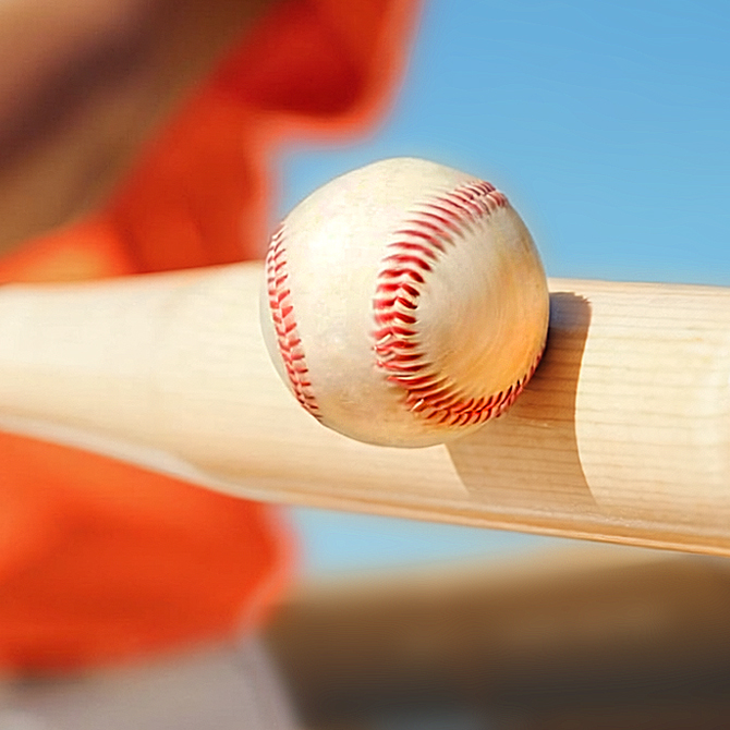 This baseball player in an orange jersey hitting a grand slam feels like finding the right creative partner